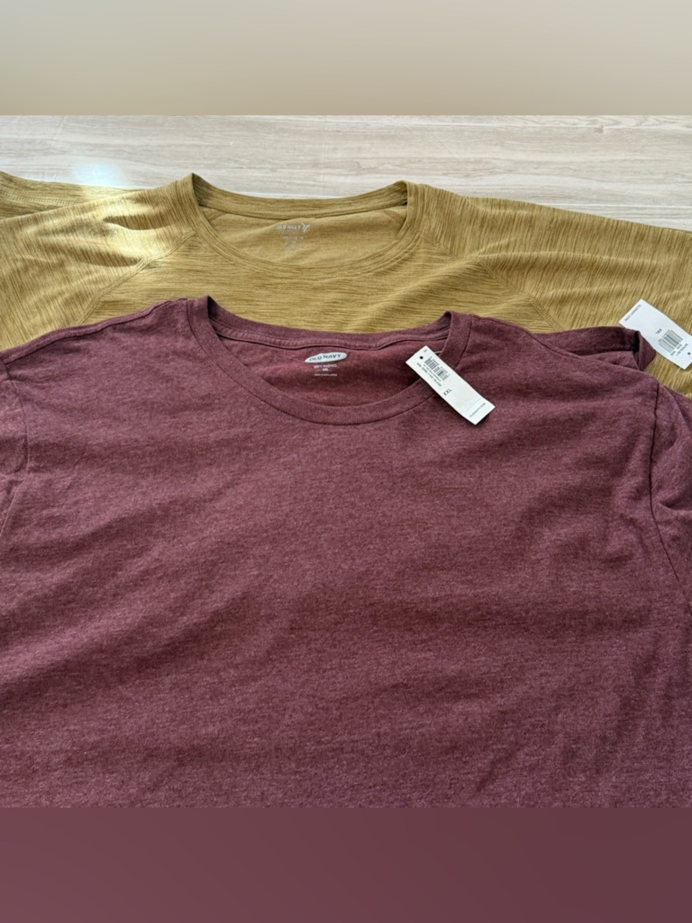 NWT Bundle Old Navy Men’s T-Shirts Active Breathe On & Soft Washed Size XXL
